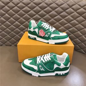 Louis Vuitton Green Yupoo Men shoes Top quality Size 35-46