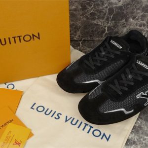 Louis Vuitton Black Yupoo Men shoes Top quality Size 35-46