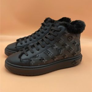 Louis Vuitton Black Yupoo Men shoes Top quality Size 35-46
