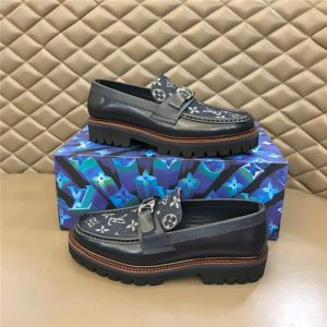 Louis Vuitton Black Yupoo Men shoes Top quality Size 35-46