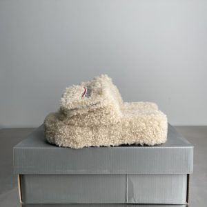 Balenciaga Triple S Distressed Leather Sneakers Black White Top 1:1 Quality