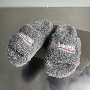 Balenciaga Triple S Distressed Leather Sneakers Black White Top 1:1 Quality