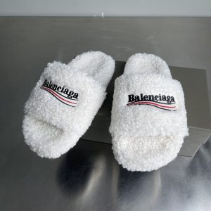 Balenciaga Triple S Distressed Leather Sneakers Black White Top 1:1 Quality