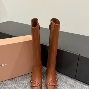 Miumiu-pointed-toe-three-strap-kitten-heel-stretch-boots-35-40-2025.8.7-6