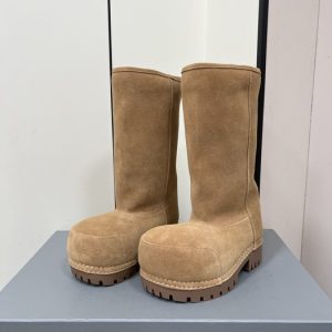 Balenciaga Triple S Distressed Leather Sneakers Black White Top 1:1 Quality