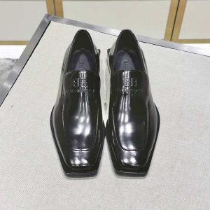 Balenciaga Triple S Distressed Leather Sneakers Black White Top 1:1 Quality