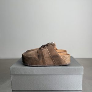 Balenciaga Triple S Distressed Leather Sneakers Black White Top 1:1 Quality