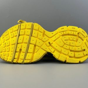 Balenciaga Triple S Distressed Leather Sneakers Black White Top 1:1 Quality