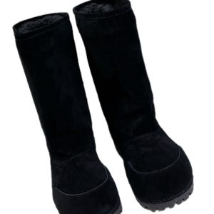 Balenciaga Triple S Distressed Leather Sneakers Black White Top 1:1 Quality