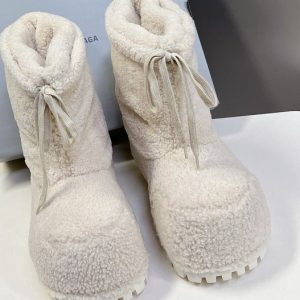 Balenciaga Triple S Distressed Leather Sneakers Black White Top 1:1 Quality