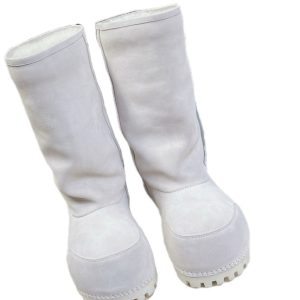 Balenciaga Triple S Distressed Leather Sneakers Black White Top 1:1 Quality