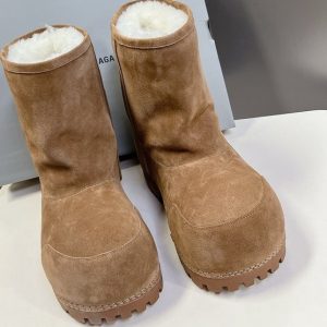 Balenciaga Triple S Distressed Leather Sneakers Black White Top 1:1 Quality