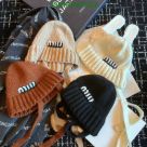 Yupoo miumiu hat beanie black stripe QH8042