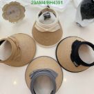 Yupoo miumiu hat visor beige pompom BH4391