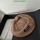 Yupoo miumiu hat beanie brown patch QH8041