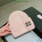 Yupoo miumiu hat beanie pink logo QH5362