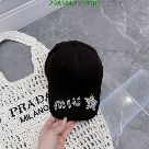 Yupoo miumiu hat baseball black white text HH9185