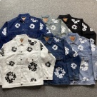 DENIM TEARS jeans jacket Blue Top Quality Size S M L XL XXL