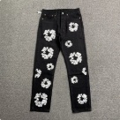 DENIM TEARS jeans Black Top Quality Size S M L XL XXL