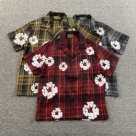 DENIM TEARS t-shirt jeans shirt Red Top Quality Size S M L XL XXL