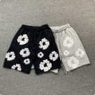 DENIM TEARS jeans shorts Black Top Quality Size S M L XL XXL