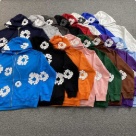 DENIM TEARS jeans hoodie Blue Top Quality Size S M L XL XXL